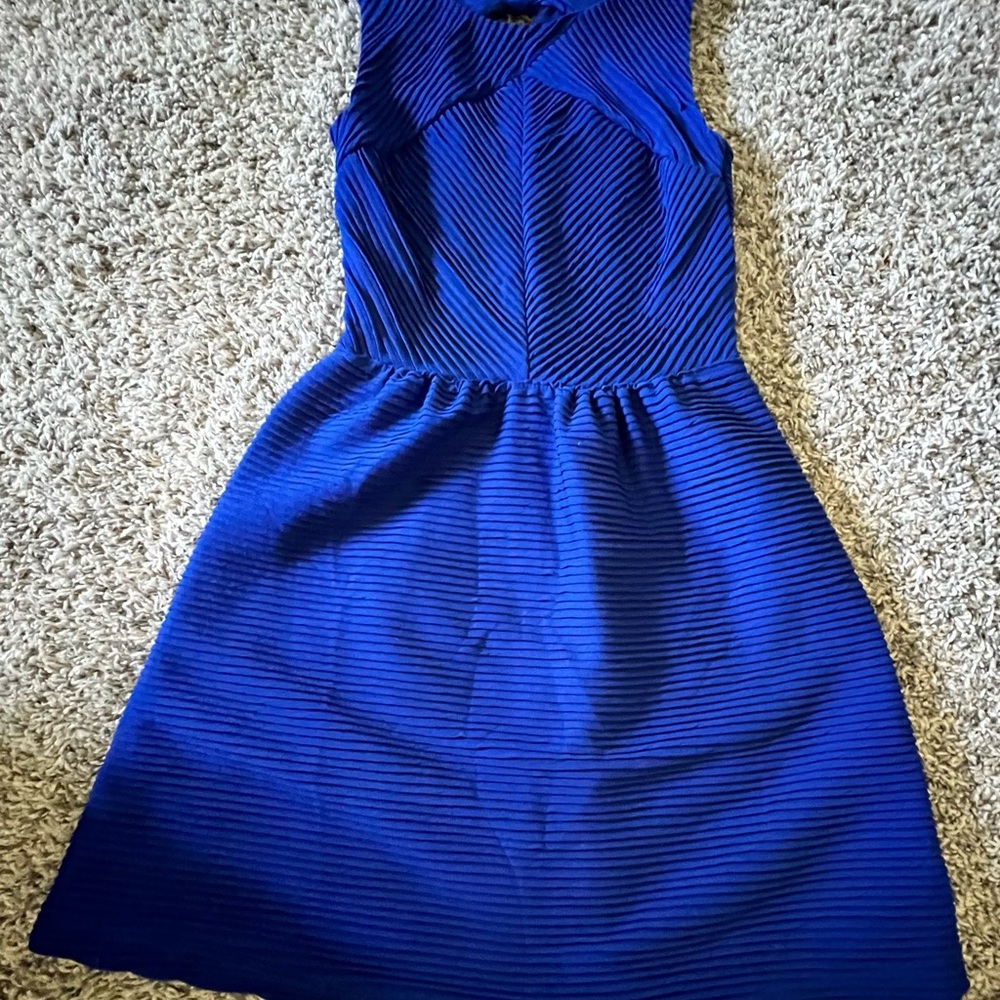 Candie's Vibrant Blue Midi Dress
